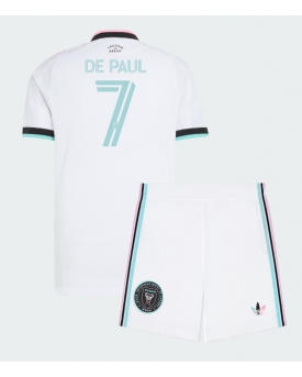 Inter Miami Rodrigo De Paul #7 Maglia Gara Terza Repliche 2026-27 Bambino Maniche Corte Inter Miami Rodrigo De Paul #7 Maglia Gara Terza Repliche 2026-27 Bambino Maniche Corte